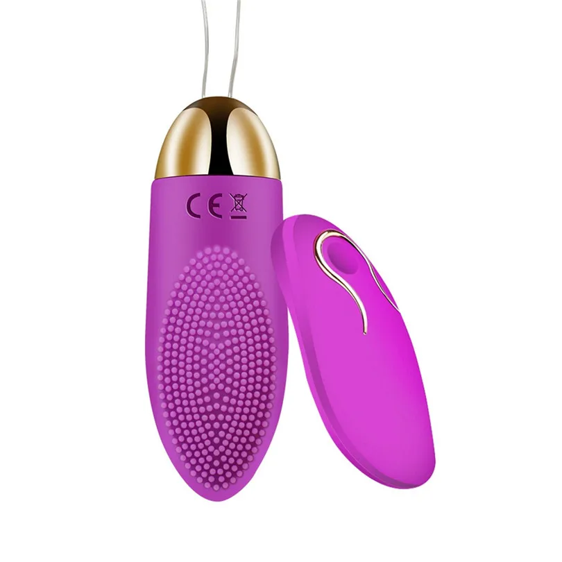 12 Vibrations Suctions Silicone Vibrator Balls Control Brush USB Charging Egg Vibrating Electric Body Relaxing Massage (1)