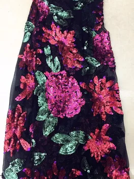 

FL2800 Latest African Laces Fabrics Embroidered sequins African Guipure French Lace Fabric 2017 African French Net Lace Fabric