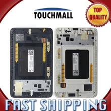 Para nueva pantalla lcd de pantalla táctil digitalizador asamblea con marco de reemplazo lenovo a7-50 a3500 $ number pulgadas negro blanco envío gratis