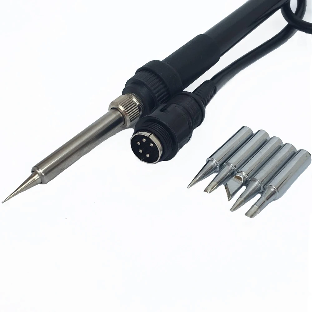 Высокое качество паяльник ручка для HAKKO 907 936 937 паяльная станция + 5 шт. наконечник
