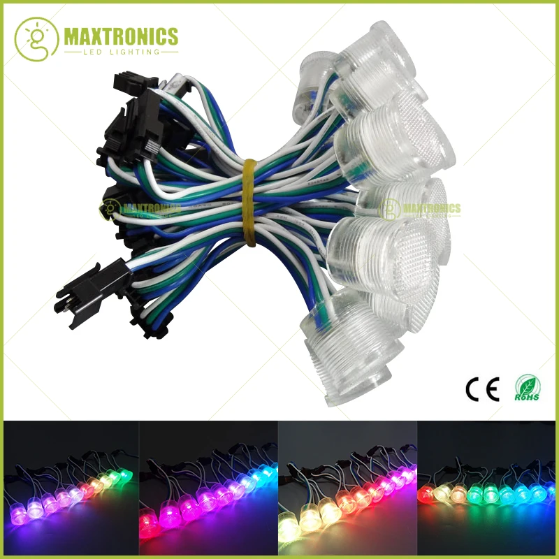 Цена WS2811 светодиодный пиксель точечный источник света Диаметр 20 мм SMD5050 светодиодный s WS2811 IC DC5V Водонепроницаемый IP68 WS2811 светодиодный пиксельный модульный