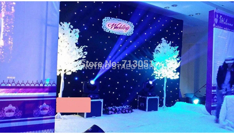 bw led star curtain 1