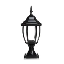 1 шт. 85 V-280 V столб забора огни открытый фонарный столб Кепки Алюминий термостойкого Топ Фонарь на капитель колонны Водонепроницаемый Путь лампы