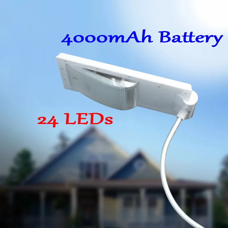 Clearance Offer for  Super Bright 24 LEDs Solar Panel Street Light LED On the Wall Waterproof Outdoor Lighting Solar Pan