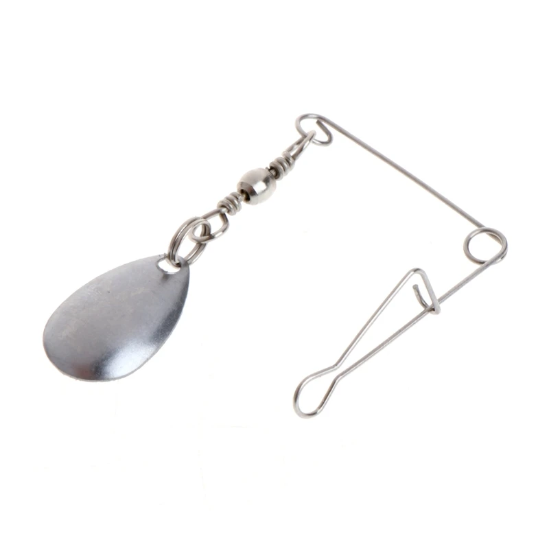 

Stainless Steel Fishing Balance Connector Swivel Sequin Simulation Baits Tackles L15