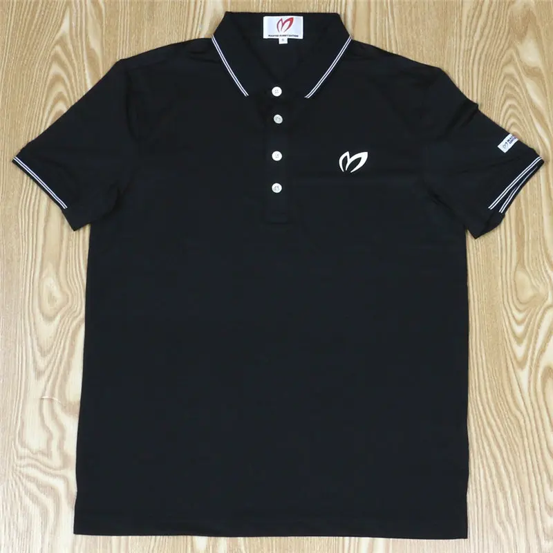 

New Male Summer Golf Trainning T Shirts Men Turn-down Collar Clothing Outdoor T-Shirts Master Bunny Edition 4 Colors