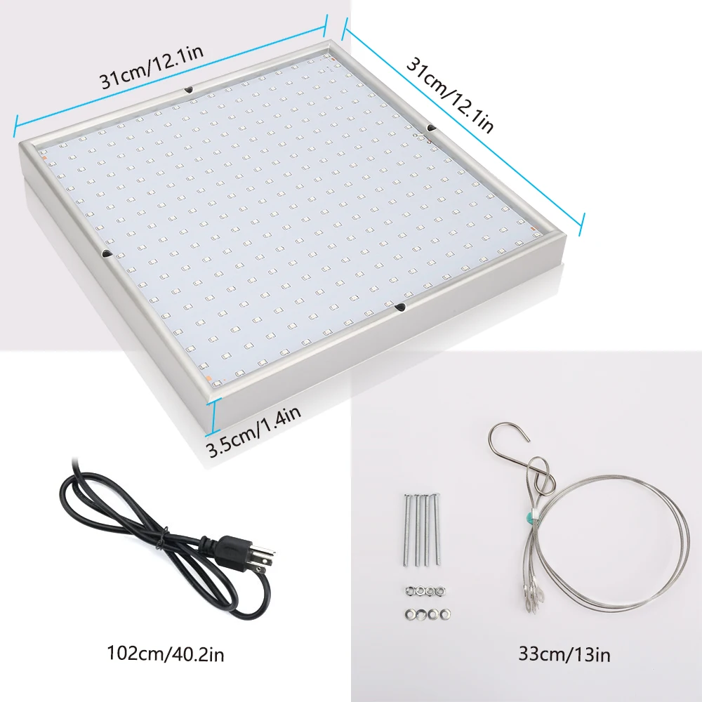 Светодиодная панель для выращивания растений 20 Вт|led grow|hydroponic grow lightgrow panel |