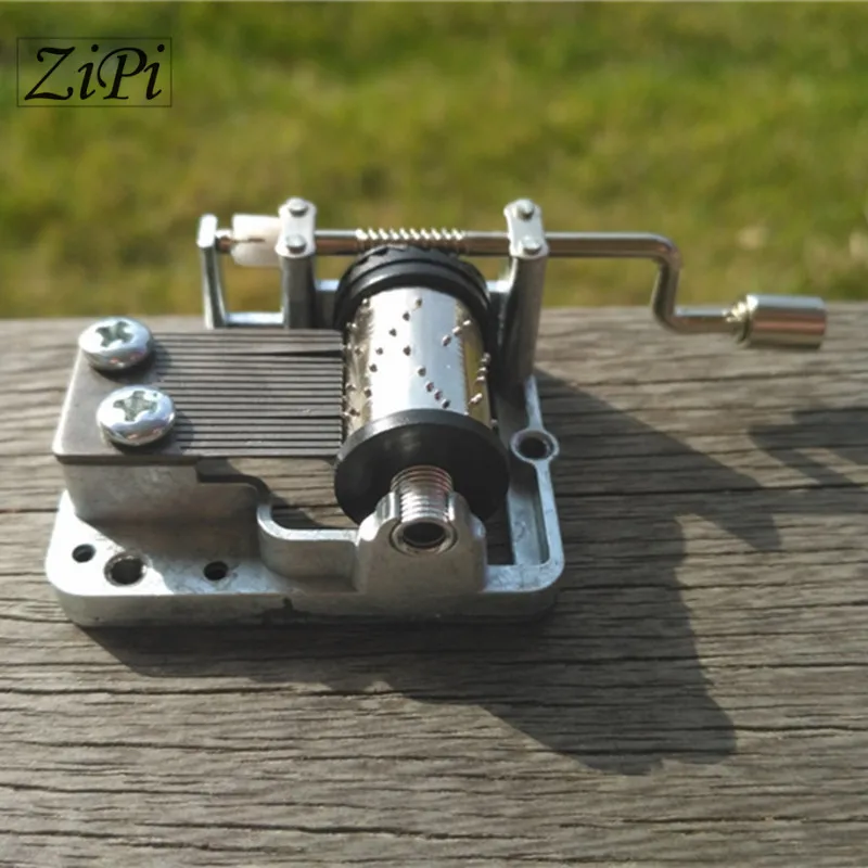 Zipi 25 шт./лот Серебряная самодельная Музыкальная шкатулка с механизмом сделай сам