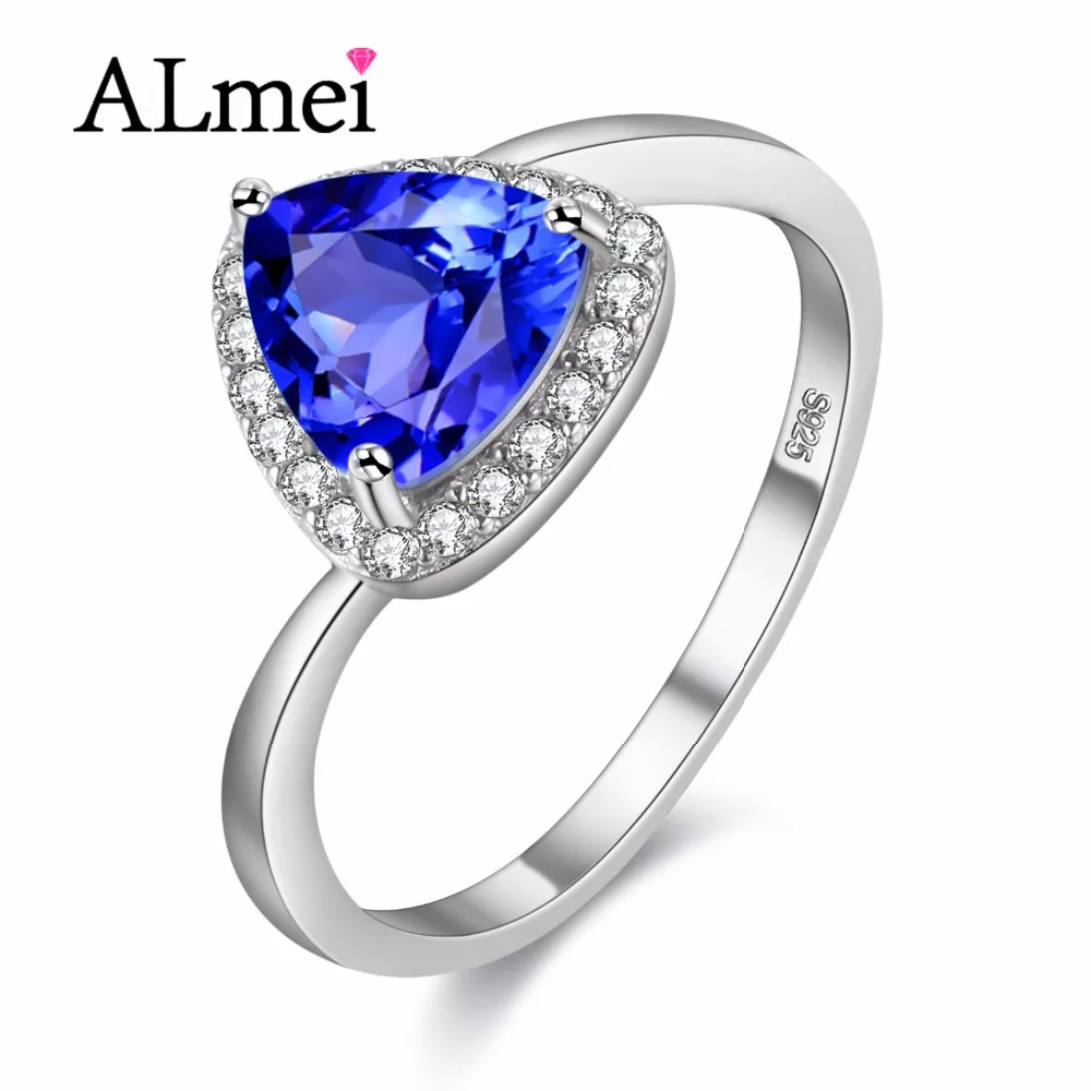 almei natural triangel retro blue topaz wedding rings 925 sterling silver genuine fine jewelry for women - Blue Topaz Wedding Rings almei natural triangel retro blue topaz wedding rings 925 sterling silver genuine fine jewelry for women - Blue Topaz Wedding Rings