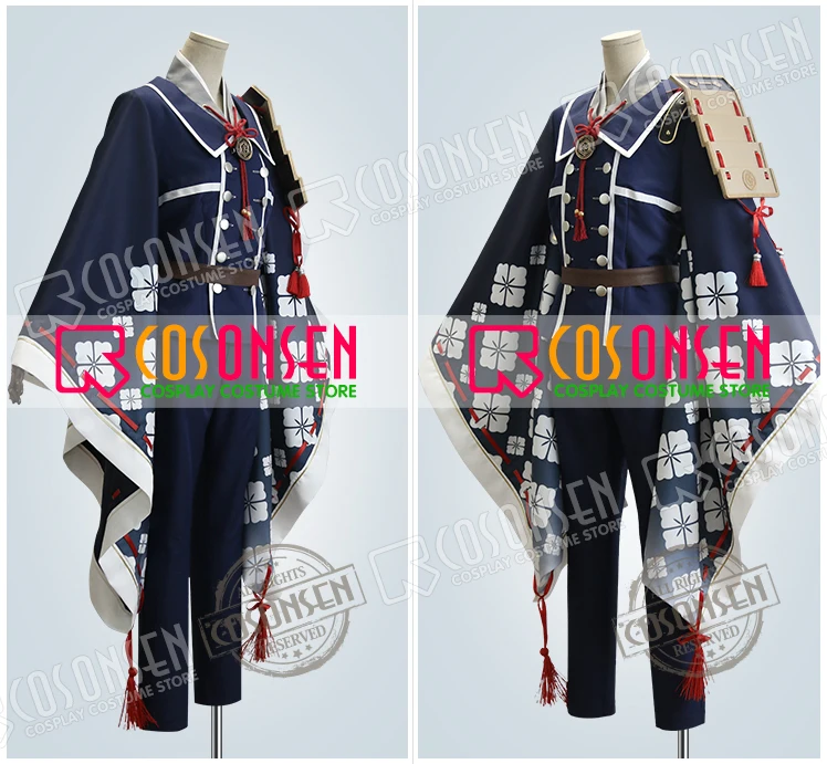 Touken Ranbu Hakusan Yoshimitsu Косплей Костюм ONSEN полный комплект Горячая Новинка|Игровые