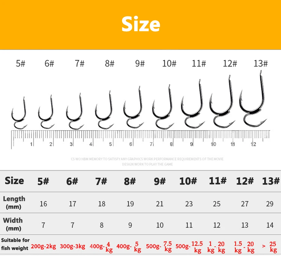 6#7#8#9#10#11# Высокоуглеродистая сталь с двумя прочными наконечниками острый боевой рыболовный крючок с колючей рыболовной снастью для рыбалки
