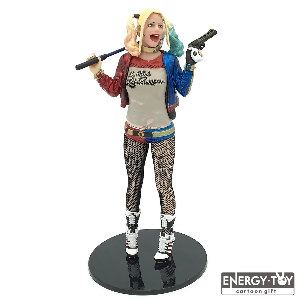 7" Cartoon Suicide Squad Batman Harley Quinn PVC action