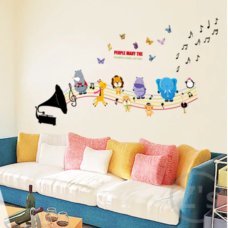 

Zs Sticker Safari Wall Sticker Home Decor Boys Bedroom Wall Decal for Kids Room Decal Baby House Nursery