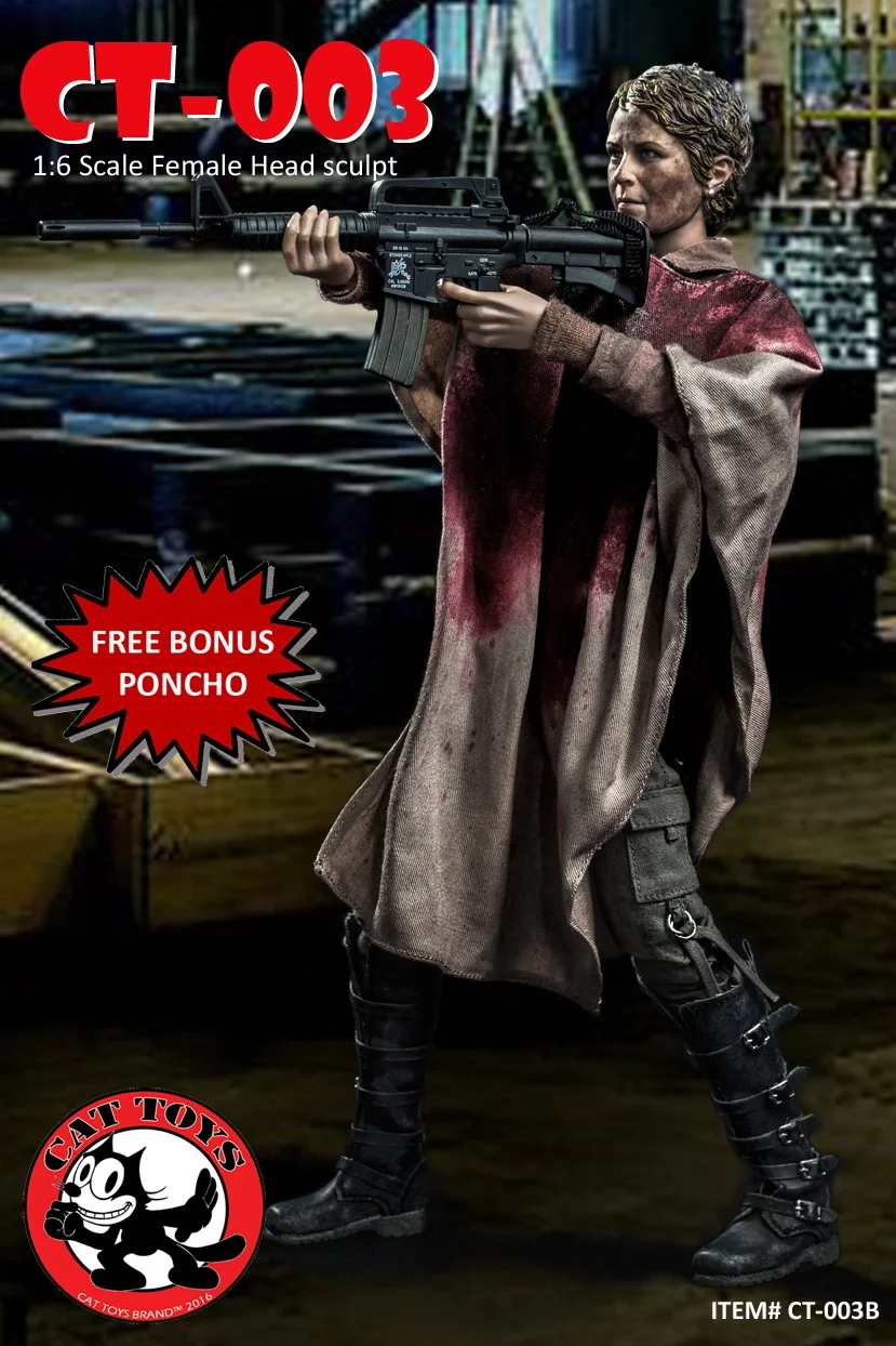 

CAT TOYS CT003 1/6 Walking Dead Carol Set for 12inch Action Figure DIY