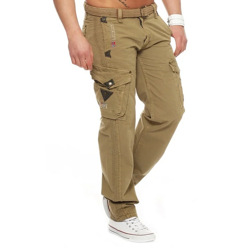 

ZOGAA Men Cargo Pants Autumn Winter Male Trousers Men Casual Pants Male Long Trouser Multi Pockets Male Cargo Pants Men Clothing
