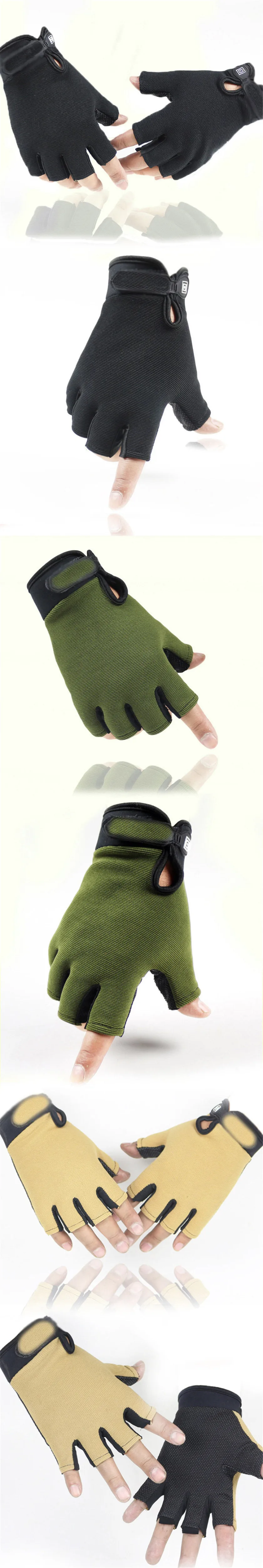 Anti-slip Camouflage Fingerless Fishing Gloves Man (6)