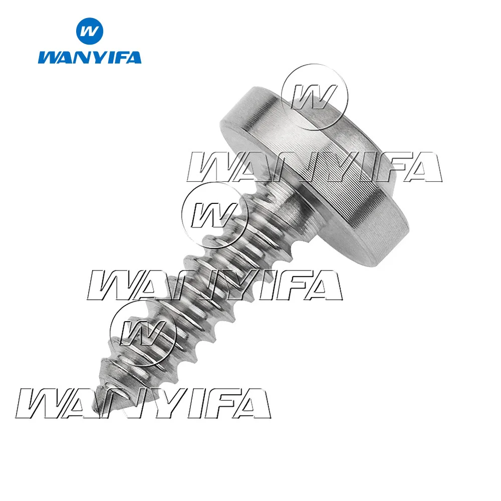 Титановый "Wanyifa" Болт M4x15 20 мм M5x15 17 20 мм саморез кнопка с шестигранной головкой винт для мотоциклов и автомобилей - Цвет: M5x17mm Titanium