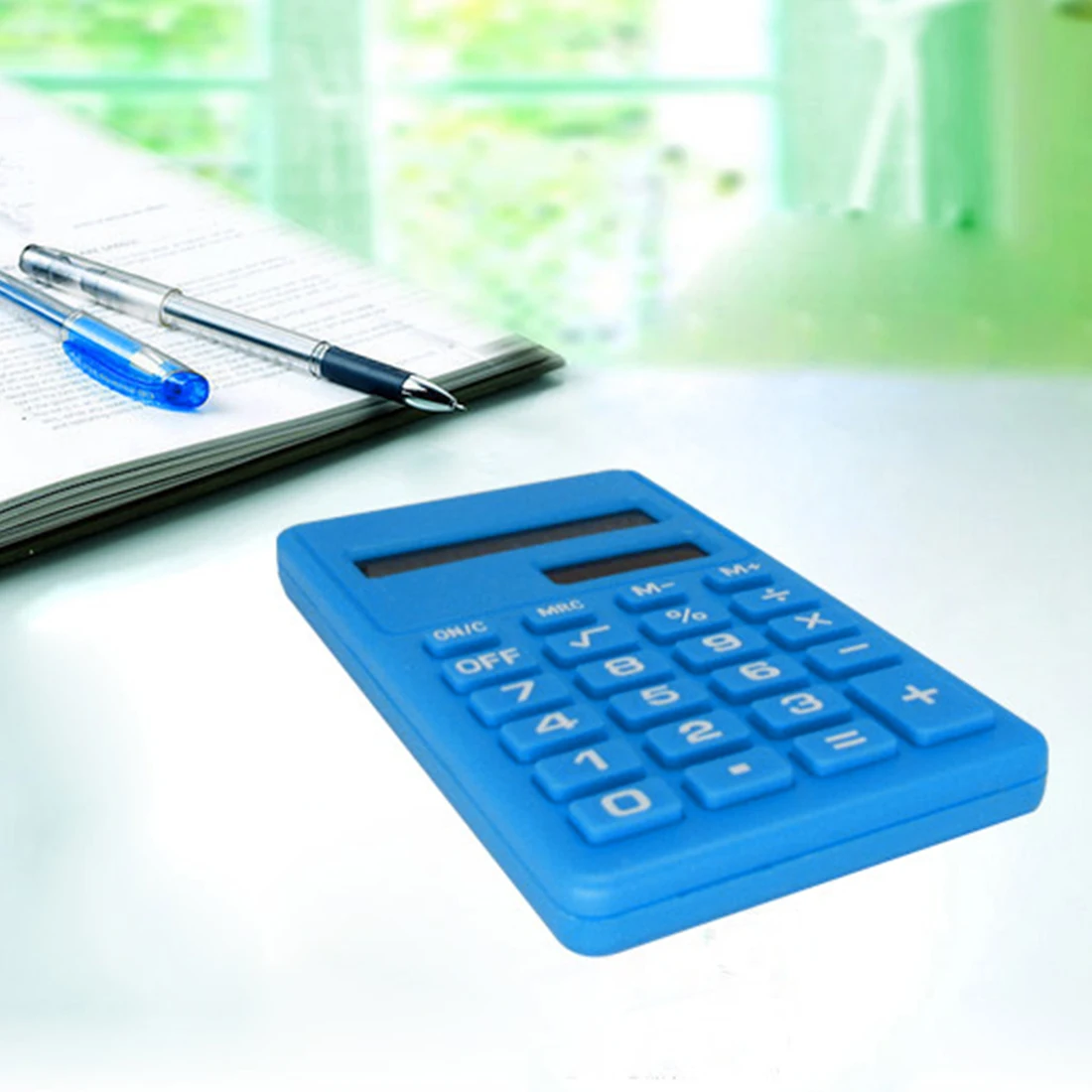 Etmakit الساخن الكرتون البسيطة حاسبة 8 أرقام العرض المزدوج امدادات الطاقة لطيف الحلوى Calculadora الشمسية Hesap Calculatrice Solaire