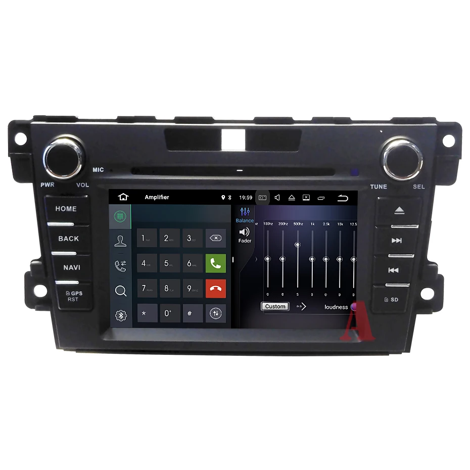 Perfect 2 Din car dvd multimedia player 8 core 4G 64G Android 9.0 GPS Navigatio audio for mazda cx-7 CX 7 CX7 2008-2015 Car radio dsp FM 17