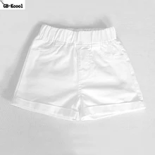 Новинка года, шорты для девочек Повседневная летняя детская одежда детские универсальные хлопковые спортивные шорты 3 цвета, белый, черный и красный