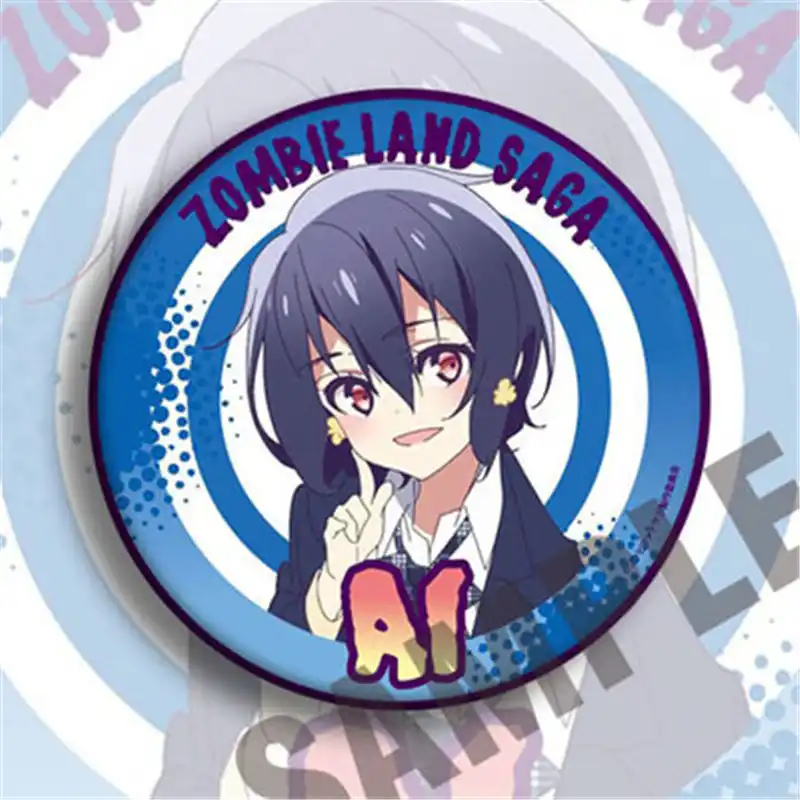 Download 14pcs Anime Zombieland Saga Character Cosplay Pin Button Brooch For iPhone Wallpaper 14pcs Anime Zombieland Saga Character Cosplay Pin Button Brooch For iPhone