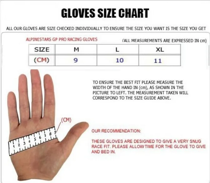 ufc glove size