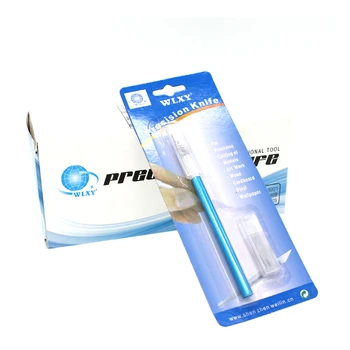 

12PCS Metal Handle Scalpel Tool Craft Knife Cutter Engraving Hobby Knives + 6 pcs Blade for Mobile Phone Laptop Retail package