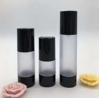 Download 30ml black frosted airless pump bottle empty, frost 30 ml ...