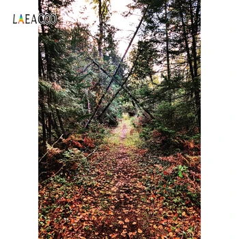 

Laeacco Autumn Jungle Scenery Safari Party Wallpapers Photographic Backgrounds Personalized Photography Backdrops For Photo Stud