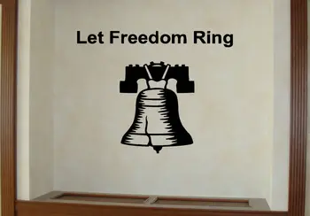 

Let Freedom Ring quote wall sticker quote decal wall art decor