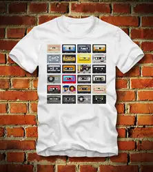 Футболка 80er 80 s ретро кассетные ленты kasette Винтаж OLDSCHOOL VHSCool Повседневная футболка pride Мужская модная футболка унисекс