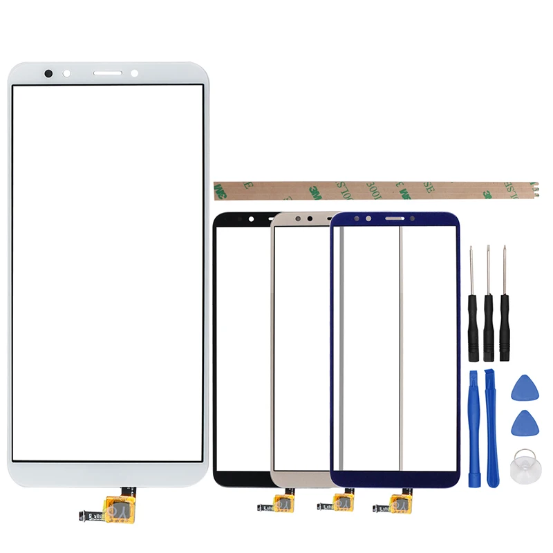 Ocolor для Huawei Y7 сенсорный экран Сенсорная панель идеальные запасные части для Huawei Y7 аксессуары для телефонов+ Инструменты+ клей