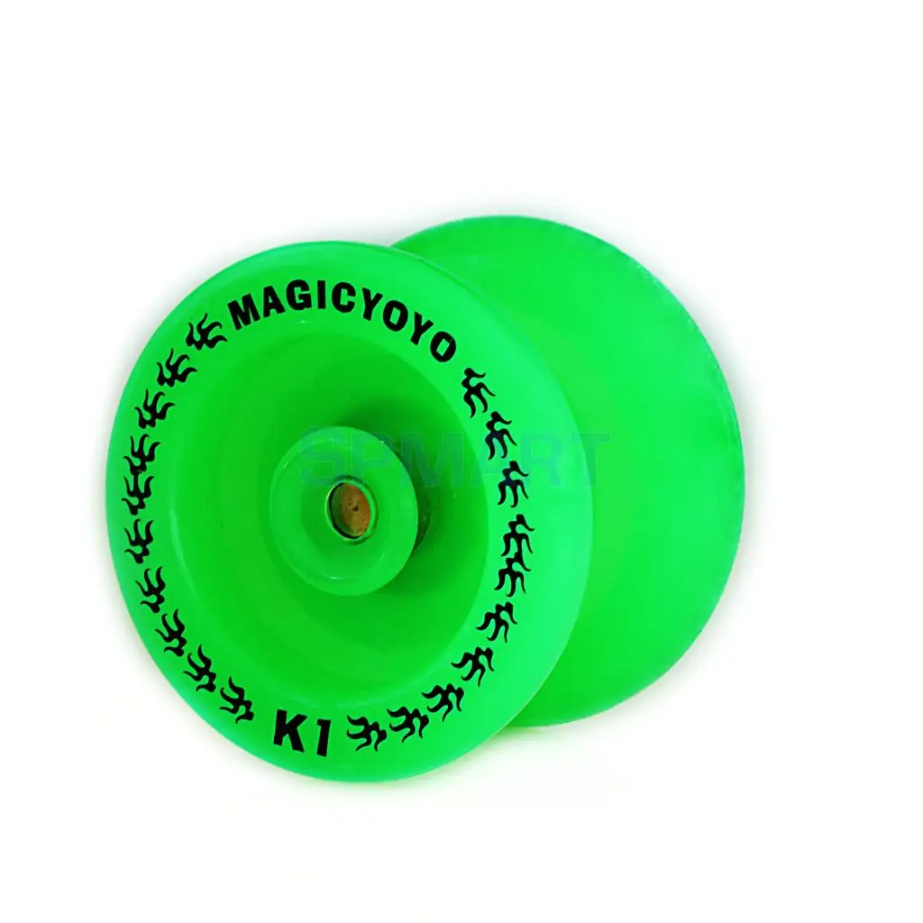 Волшебный шарик йо-йо K1, флуоресцентный, светится в темноте, зеленый, йо-йо, со струной, Детские струнные трюки, игрушка в подарок