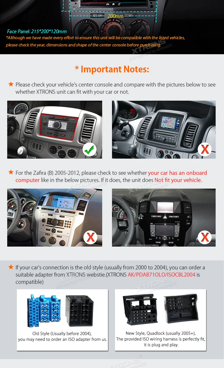 Sale 7" Car DVD for Opel/Vauxhall Zafira 2005-2012 & Vivaro 2006-2010 & Vectra 2005-2008 with Built-in Vehicle Standard DAB+ Module 3