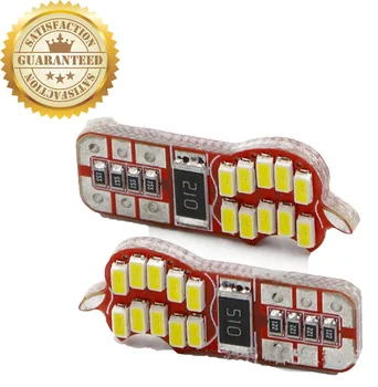 

4 PCS OF red pcb smd chip blue color t10 electronic motorbike bulb dc12v smart car lamp 1.5w T10-20SMD