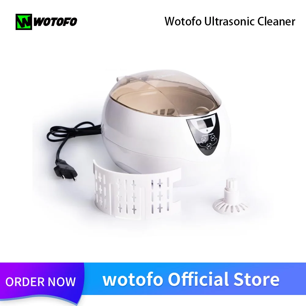 

Original Wotofo Ultrasonic Cleaner 50W Atomizer Vape Tank electronics Vaporizer Cleaning RTA RDA SubOhm Tanks Other Metal