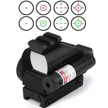 Черный охотничья оптика голографический красный зеленый точка зеркальный прицел дистанционный переключатель