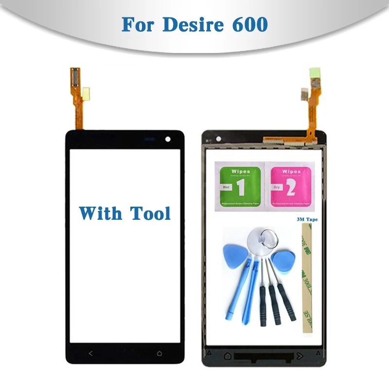 Сменный сенсорный экран для HTC Desire 600 4 5 дюйма дигитайзер внешнее стекло панель