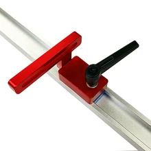 Алюминиевая Направляющая для резки стоп для T-Slot Т-треков Деревообработка DIY инструмент подходит для 30 мм Т-трека