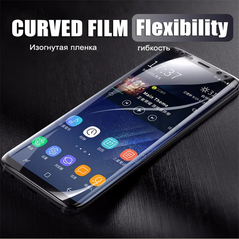 Screen Protector For Samsung Galaxy S9 S8 Plus S7 Edge Note 8 9 Screen Protector Samsung A6 A8 Plus 2018 Soft Film Full Cover