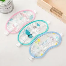 Мягкая маска для глаз, мягкий дорожный, для сна, стекло, милые, прозрачные, с завязанными глазами, удобная креативная маска для глаз, подарок, падение H1812