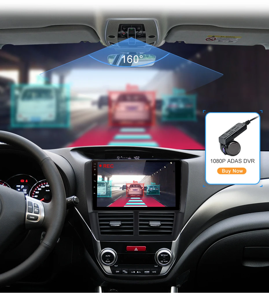 Cheap AWESAFE 2din Android 8.1 Car Radio Multimedia video player gps navi For Subaru Forester 3 2007 2008 2009 2010 2011 2012 2013 5