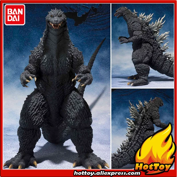 

100% Original BANDAI Tamashii Nation S.H.MonsterArts (SHM) Action Figure - Godzilla (2002) from "Godzilla Against Mechagodzilla