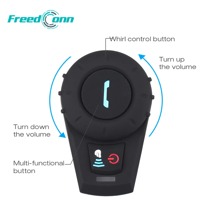 

FreedConn Motorcycle Helmet Headset 500M Bluetooth BT Interphone Headset Helmet Intercom Sports moto intercomunicador