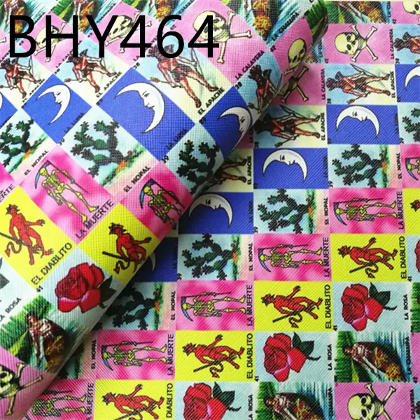 A4 20*33 см Мультфильм Печати Синтетическая кожа ткань для DIY аксессуары BHY464