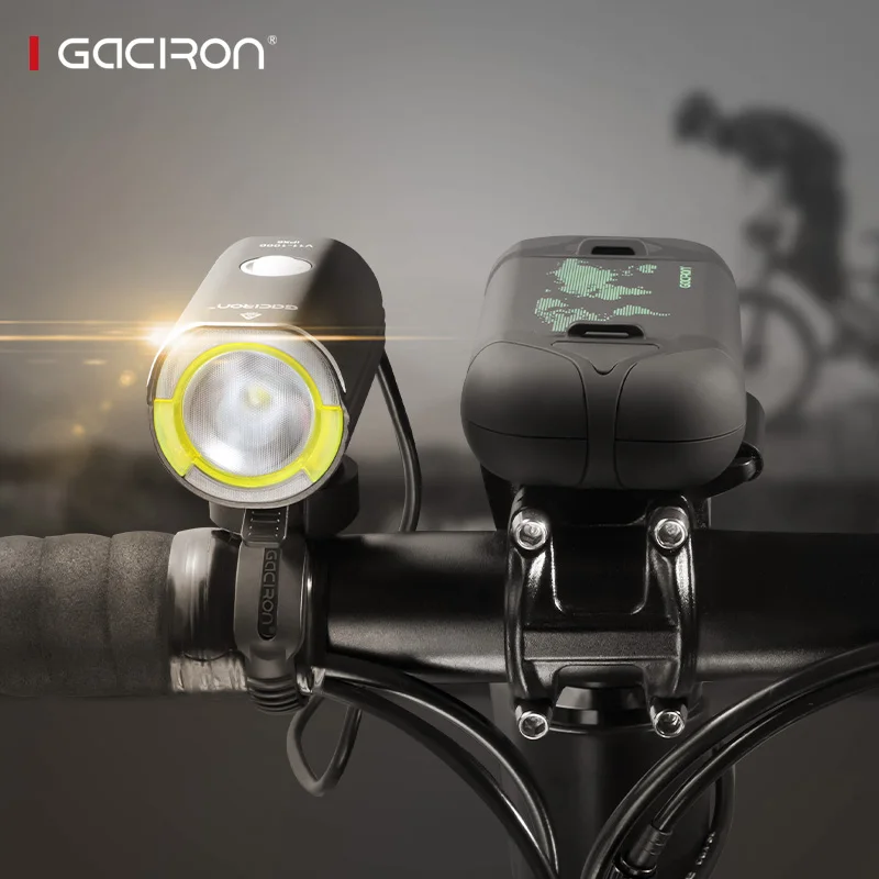 Велосипедный головной светильник Gaciron V11 с разъемом для гонок IPX6, водонепроницаемый велосипедный светильник 1000 люменов, Аксессуары для велосипеда