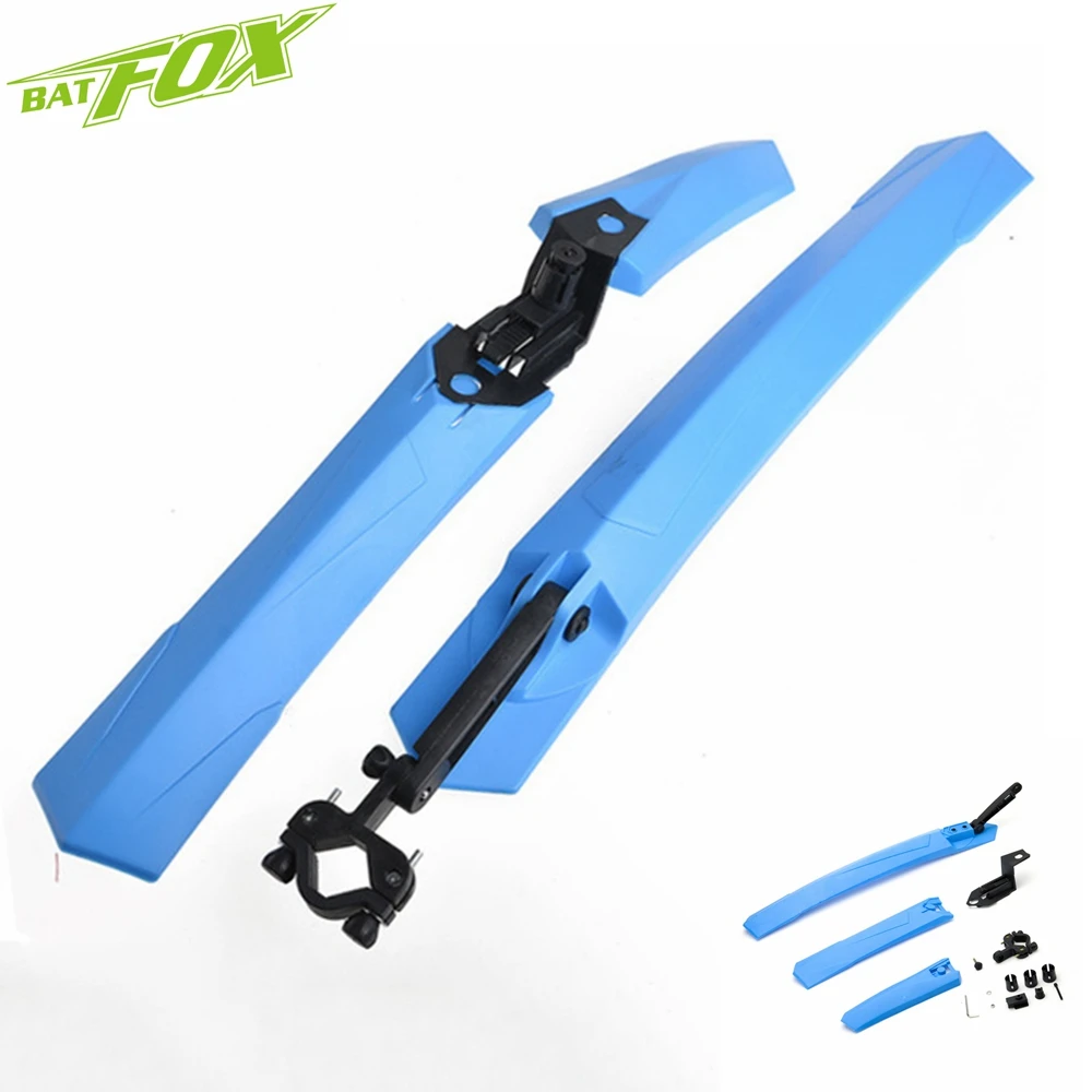 

BATFOX Mountain Bike Fender Front/Rear MTB Bicycle Fenders Sets Durable Bike Wings Mud Guard Wings On The Bike Cycling Parts