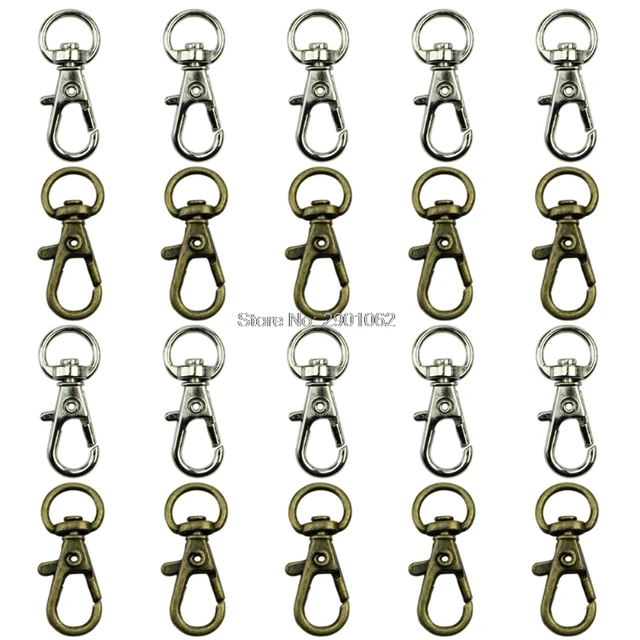 10PCS Keychain Clips Swivel Clasps Lanyard Snap Hook with Key Rings Lobster  Claw Clasp for Key Ring Clip Lanyard Jewelry Making - AliExpress