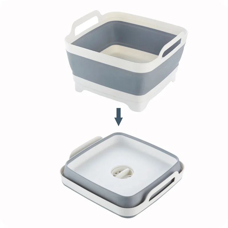 Foldable fruit vegetable storage basket Container Creative Portable Kitchen Cleaning Tools Camping Fishing Outdoor Accessories    (28)