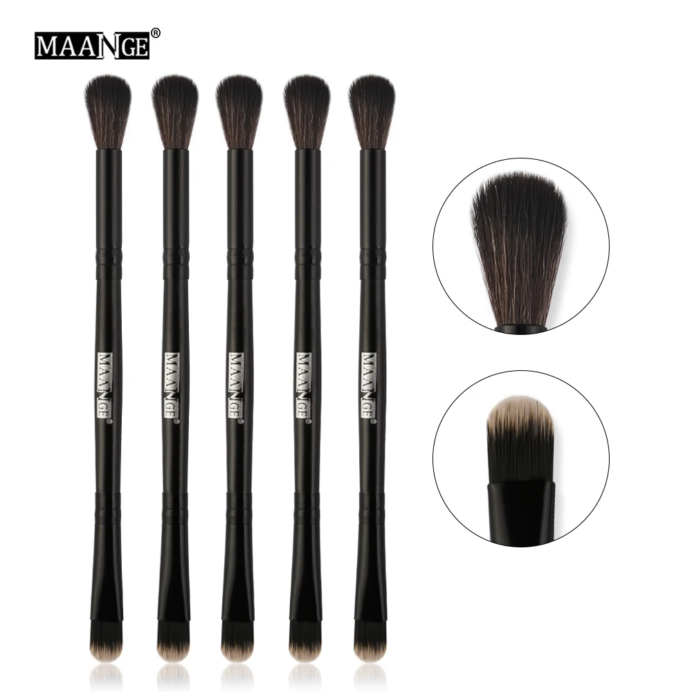 

MAANGE New 5Pcs/set Pro Cosmetic Eye Makeup Brushes Set Foundation Tools Eyeshadow Eyeliner Eyebrow Lip Beauty Make Up Brush Kit